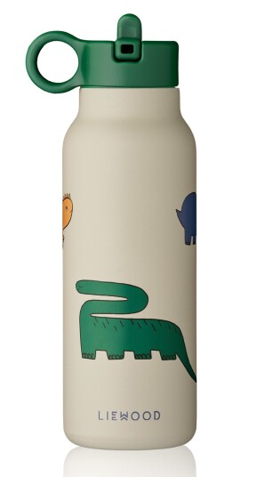 LIEWOOD Falk Vannflaske 350 ml Dinosaurs/Mist