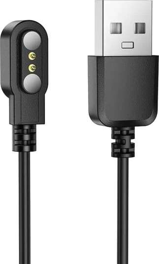 HOCO Y26 Y27 ladekabel for smartklokke 0,6m Svart