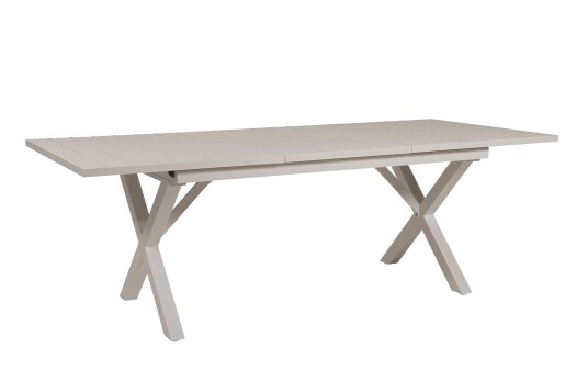 Brafab Hillmond spisebord Kaki 160 - 220 x 100 cm Beige