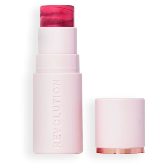Revolution Beauty London Revolution Skin Silk Marble Blush Stick Berry Flush - Red - 4.5 G