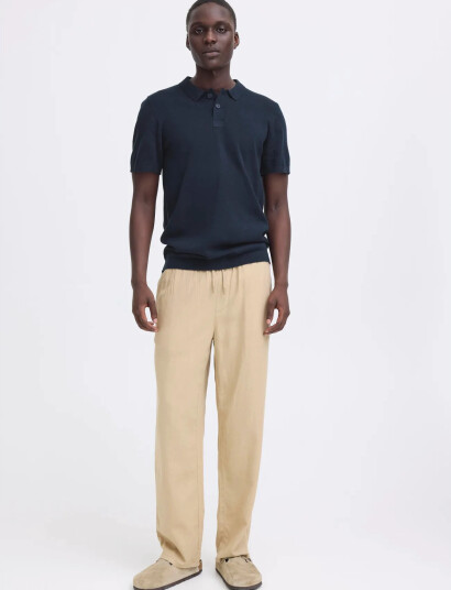 Blend Bhbray Knit Polo   Navy   XL