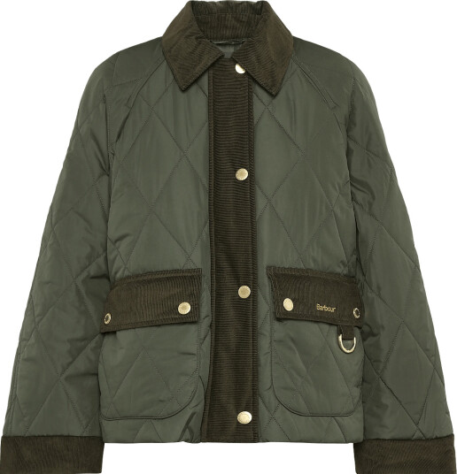 Barbour Barbour Kilnwick Quilted Jacket   Khaki green   46