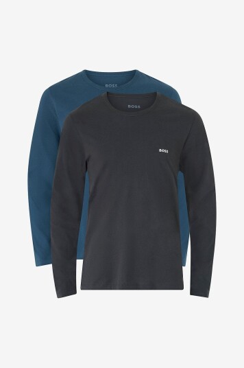Hugo Boss BOSS T skjorte LS Shirt Classic 3 pakning Flerfarget