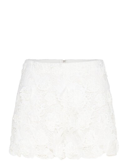 Bardot Amyra High Waisted Short   White   42