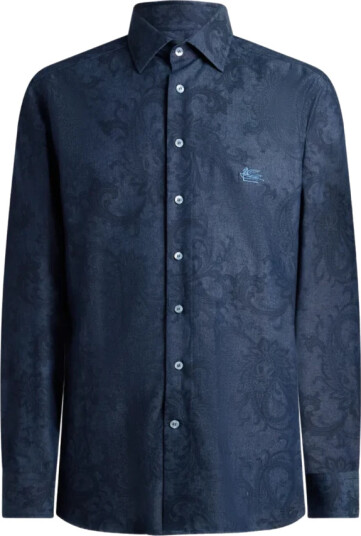 Etro Herre Skjorter Blå 2XL,