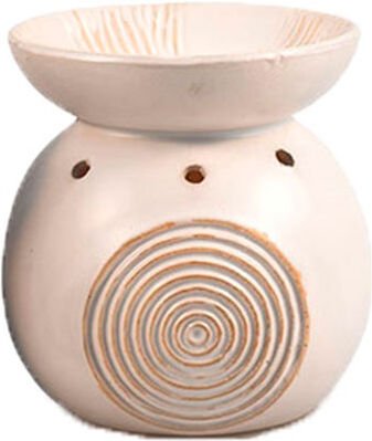 Urtegaarden Duftlampe Keramik Hvid - 1 Stk