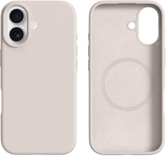 EIDERWOOD iPhone 17 2-i-1 Silikonog Hard Plast Deksel – MagSafe-kompatibelt – Hvit