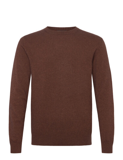 Oscar Jacobson Valter Roundneck - Brown - XXL