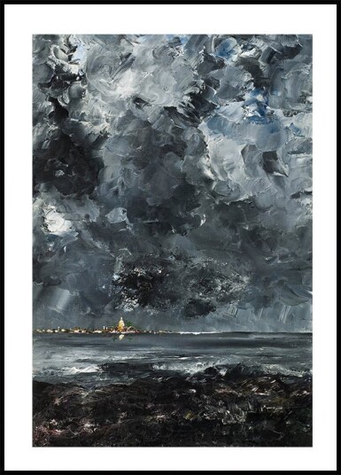 The Town By August Strindberg Plakat Plakat / 40x50cm