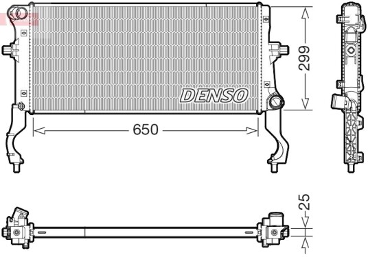 DENSO DRM43019 Radiator, motorkjøling