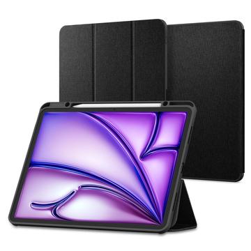 iPad Air 13 (2024) Spigen Urban Fit Smart Folio-deksel Svart