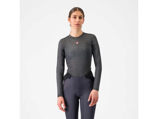 Castelli Medio langermet svetteundertrøye melange gray dame