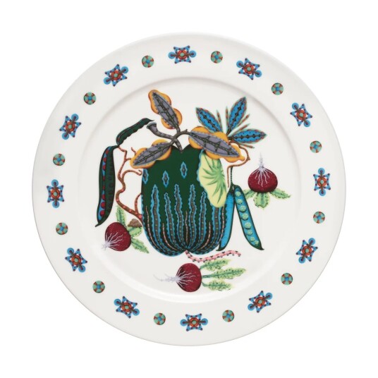 Iittala Taika Sato tallerken Ø27 cm Hvitflerfarget