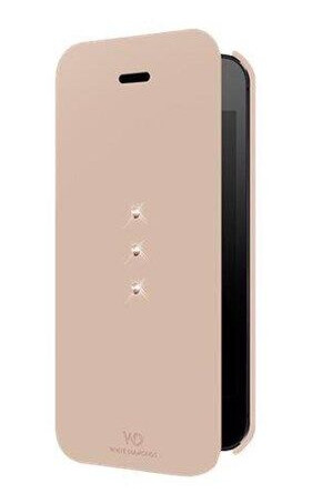 WHITE DIAMONDS Crystal Booklet Case for Apple iPhone 5/5s/SE rose gold