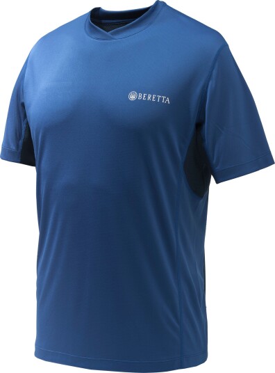 Beretta Unisex Flash Tech T-Shirt Blue Beret S, Blue Beret