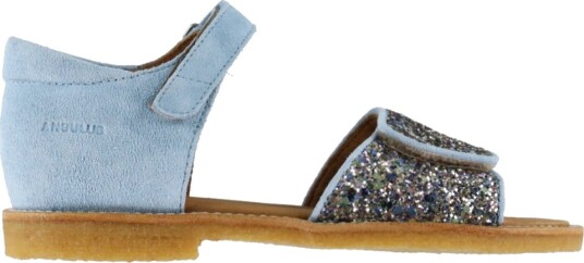 Angulus Sandaler Glitter Spring/Sky Blue Angulus 36 Sandals Blå
