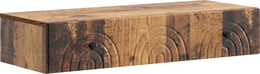 vidaXL Vegghengt Sidebord Gammelt tre 87,5 x 34,5 x 17 cm