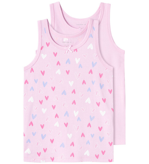 Name It Undertrøye Noos NmfTank Topp 2 pack Rosa Lavende Name It 1½ år (86) Undertrøye