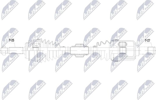 NTY NPW MS 098 Drivaksel