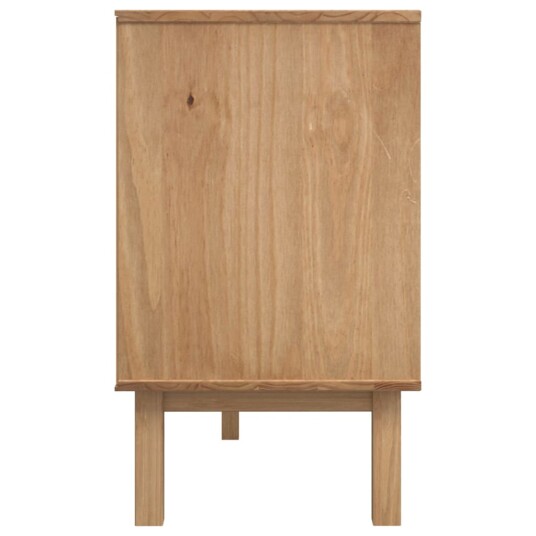 vidaXL Skjenk 114x43x73,5 cm heltre furu