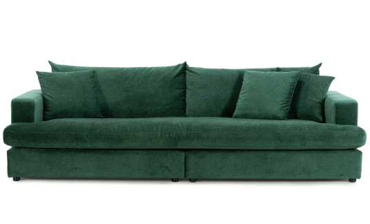 Soffadirekt BOLNUEVO 4 seters sofa Hel Pute Grønn