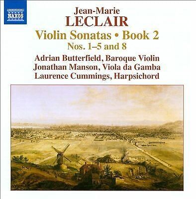 MediaTronixs Butterfield:Manson:Cummings : Leclair: Violin Sonatas, Op.2: Nos 1-5, CD Pre-Owned