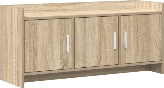 TV skap 102 x 33 x 47 cm Sonoma eik Konstruert tre TV skap 102 x 33 x 47 cm Sonoma eik Konstruert tre