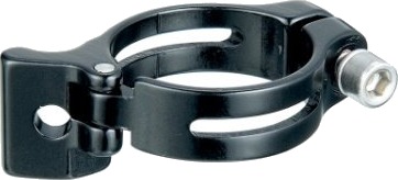 Framgir klemme  31,8 mm svart