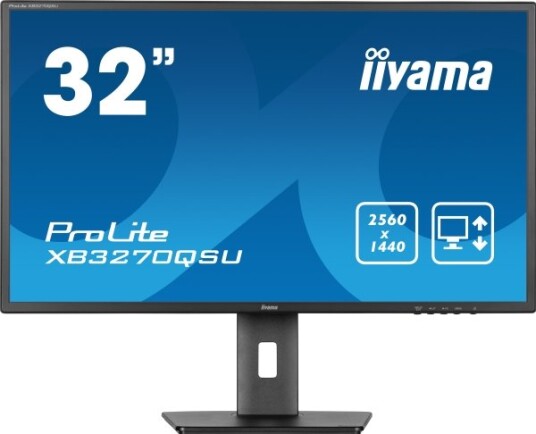 Iiyama ProLite XB3270QSU-B1 32" QHD LED-Skjerm med IPS, 100Hz, Matt Svart Iiyama ProLite XB3270QSU-B1 32" QHD LED-Skjerm med IPS, 100Hz, Matt Svart