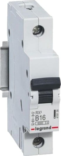 Legrand Rx3, Miniatyr-Automatsikring, Type B, Ip20, 210 - 250 V Legrand Rx3, Miniatyr-Automatsikring, Type B, Ip20, 210 - 250 V