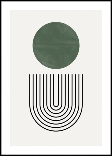 Circles and Lines Plakat / 70x100 Circles and Lines Plakat / 70x100
