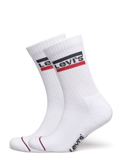 Levi"s® Levis Regular Cut Sprtwr Logo 2P - White - 43-46 Levi"s® Levis Regular Cut Sprtwr Logo 2P - White - 43-46
