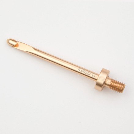 KnitPro Oasis Rose Gold Utskiftbare Heklenåler   4,00 mm