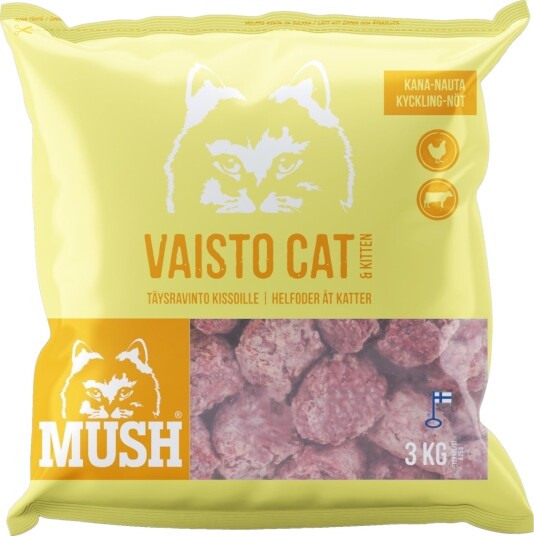 Mush Cat Gul Kylling Okse 3Kg