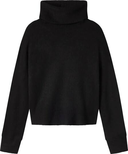 LMTD Nlflodet Ls Roll Neck Knit Black 158 164