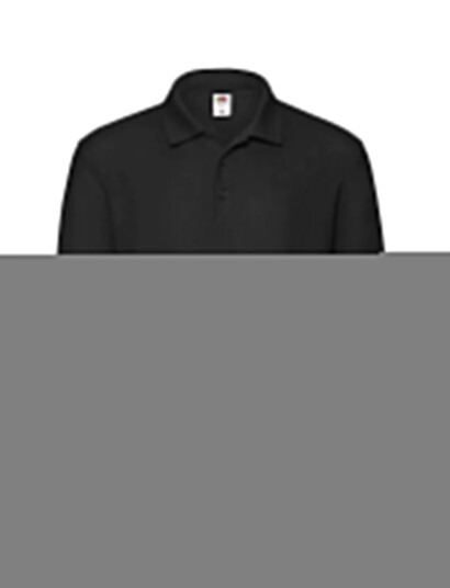Fruit of the loom Premium Long Sleeve Polo Black S