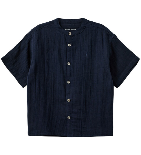 Sofie Schnoor Skjorte Dark Blue 6 år 116 Skjorte K/E Blå