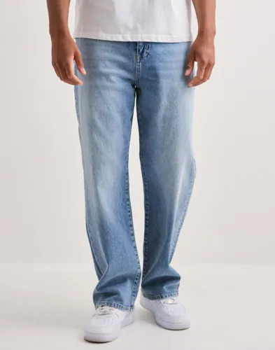 Que Sera Sera Luke Loose denim Loose fit jeans Blå