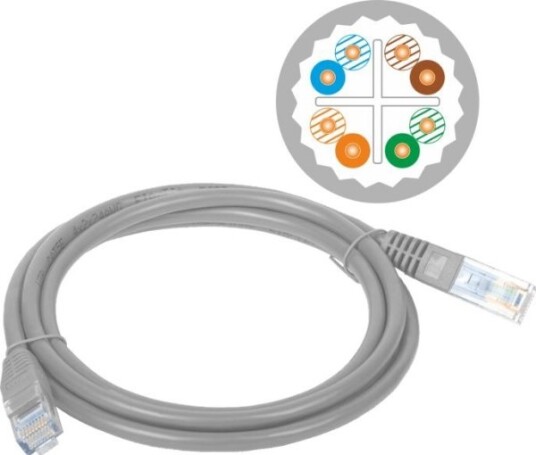 A-Lantec Patch-Ledning U/Utp Kat.6A Lsoh 5,0M Grå Alantec A-Lantec Patch-Ledning U/Utp Kat.6A Lsoh 5,0M Grå Alantec