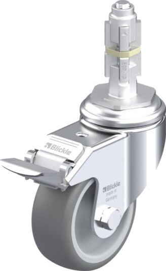Blickle 737030 Lkra-Tpa 80G-11-Fi-E13 Styrehjul Med Brems 80 Mm 100 Kg (1 Stk.)