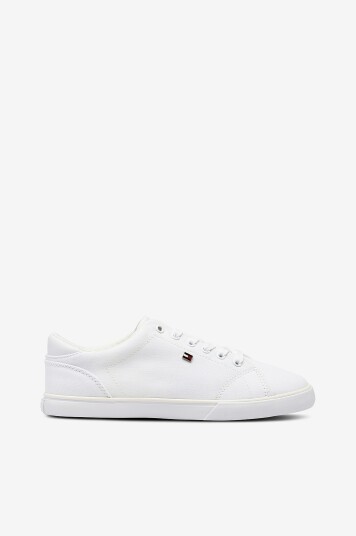 Tommy Hilfiger Joggesko TH Low Profile Vulc Canvas Hvit