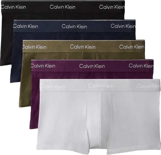Calvin Klein Low Rise Trunk 5Pk Burgundy XL