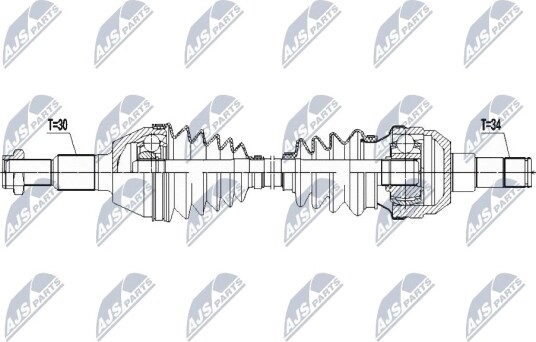 Nty Drivaksel NTY NPW PL 087 Nty Drivaksel NTY NPW PL 087