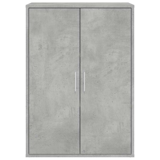 Skjenker 2 stk betonggrå 60x31x84 cm konstruert tre