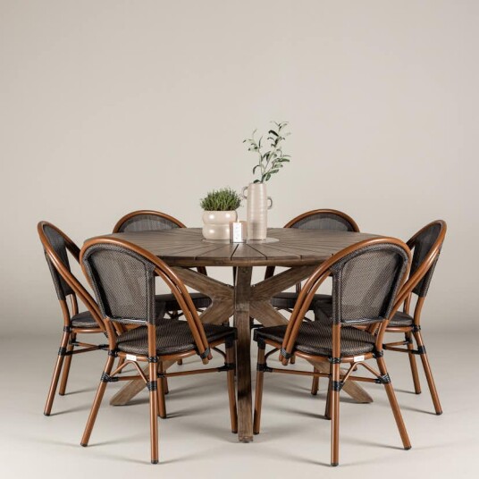 Hagegruppe Venture Home Rosario med 6 Guarda Stoler