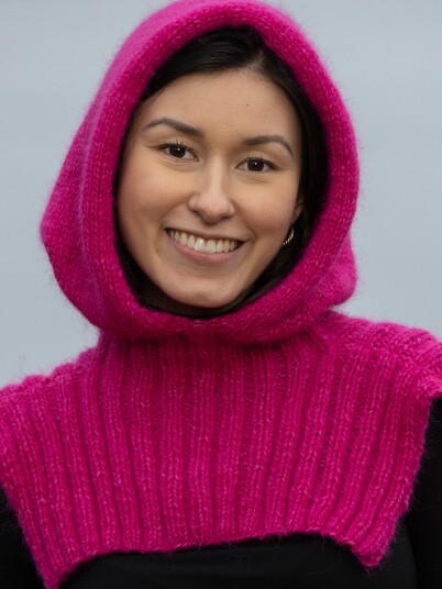 Viking Garn 2310 07B Hood Hette Cerise