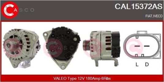 Dynamo CASCO CAL15372AS Dynamo CASCO CAL15372AS