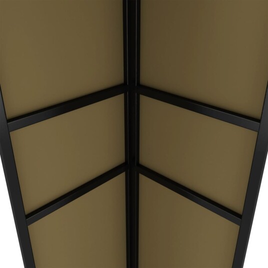 vidaXL Paviljong med dobbelt tak 3x6 m gråbrun 180 g/m²