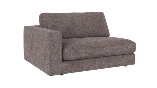 Rowico Home Duncan 1,5 seters ende V Mørkegrå Anna 18 129 x 103 x 78 cm Grå