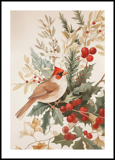 Christmas Bird Plakat Plakat / 100x150cm Christmas Bird Plakat Plakat / 100x150cm